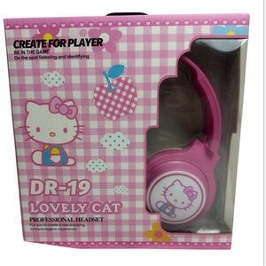 Hello Kitty Pink Over-Ear Headphones